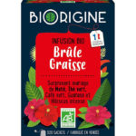 BiOrigine – Infusion Brule graisse – Mate the vert – Ingredients dorigine naturelle – Fabrique en France – 20 sachets 1