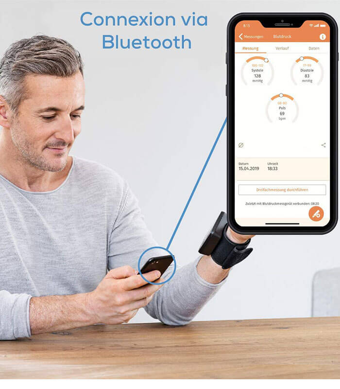Tensiomètre au poignet Beurer connecté Bluetooth