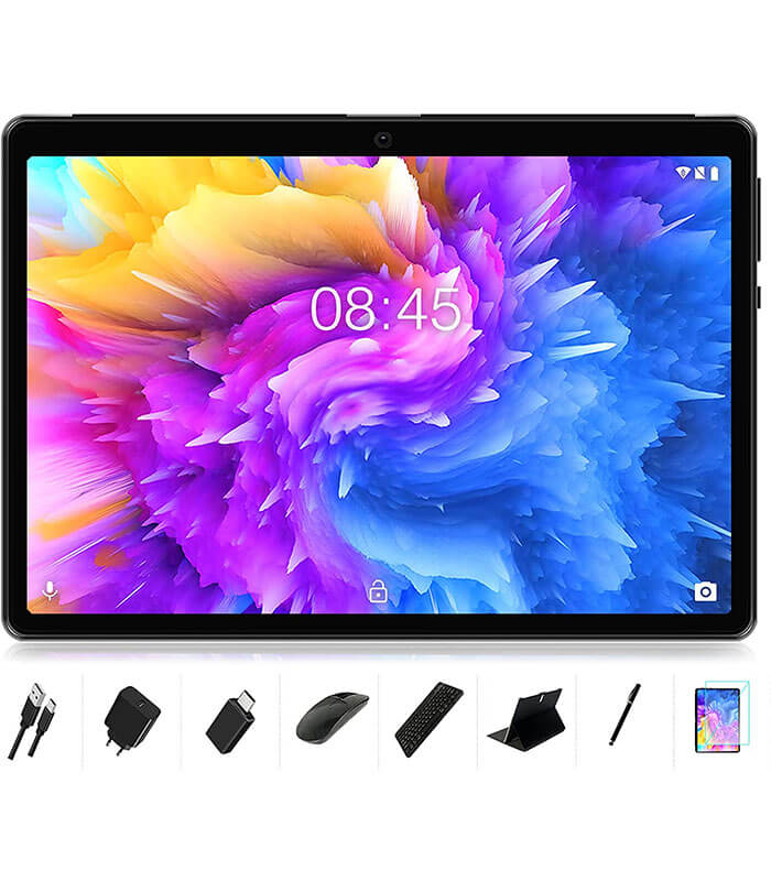Tablette Tactile 10 Pouces, Android 10.0 Tablette, 4 Go RAM 64 Go