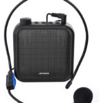Amplificateur de Voix Systeme de Sonorisation Rechargeable 12W 1200mAh avec Microphone Filaire vendu au benin