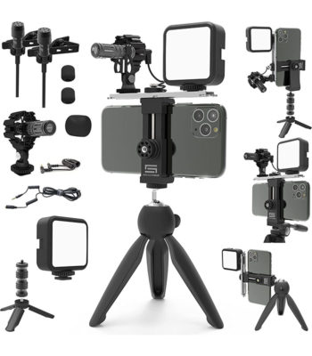 Smartphone Vlogging Video Kit avec lumiere LED vendu au benin