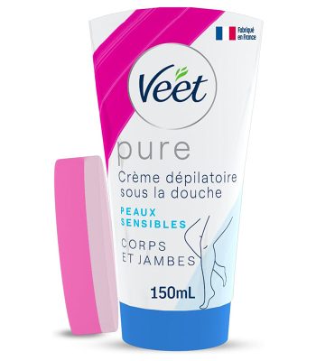 VEET PURE Crème Dépilatoire Sous la Douche Corps & Jambes vendu au benin