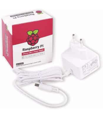 Chargeur Alimentation USB C 5.1V 3A Blanc pour Raspberry Pi 4 modele B