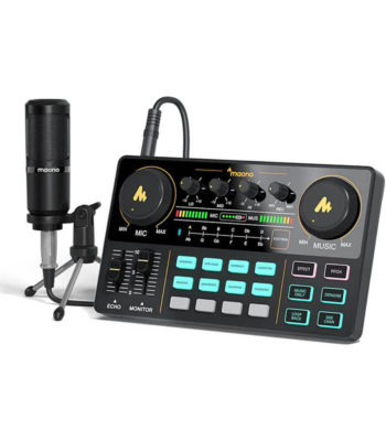 Studio de production de podcast Portable tout en un avec microphone de 35 mm vendu au benin