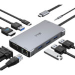Adaptateur USB C Multiport 9 en 1 Lynia benin 1