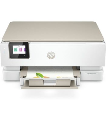 Imprimante multifonction Tout en un HP Envy Inspire 7224e Blanc et beige Eligible a instant ink VENDU AU BENIN