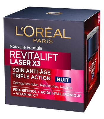 L'Oréal Paris Crème Masque Nuit Triple Action Anti Âge vendu au benin (1)