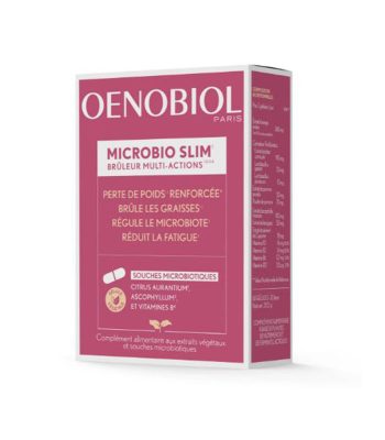 Complément alimentaire Oenobiol Microbio Slim 60 Gélules VENDU AU BENIN