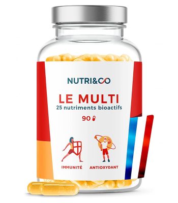 Nutri&Co Multivitamines et Minéraux 25 Nutriments VENDU AU BENIN