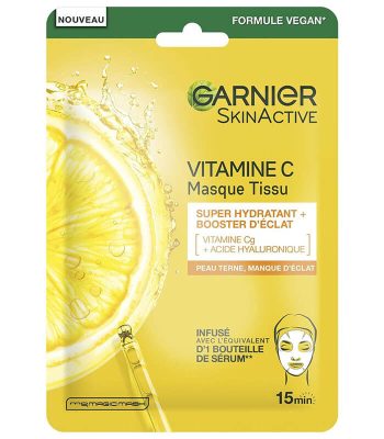 Garnier Masque Tissu Hydratant Booster d'Eclat VENDU AU BENIN (1)