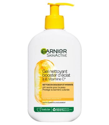 Garnier Skinactive Gel Nettoyant Booster Vitamine C VENDU AU BENIN