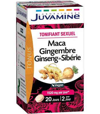 JUVAMINE Tonifiant Sexuel Maca Gingembre et Ginseng de Sibérie VENDU AU BENIN (1)