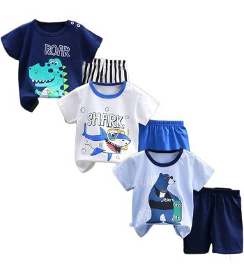 Lot de 3 t shirts à manches courtes pour bébé vendu au benin