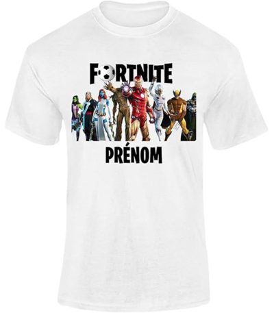 T Shirt personnalisé Hommes FORTNITE nom personnalisé VENDU AU BENIN