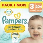 Couche bébé Pampers Couches Premium Protection Taille 3 vendu au bénin (1)